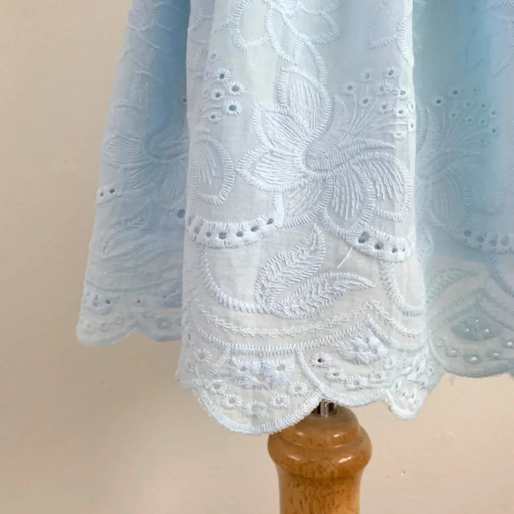 NWT Pretty Girls Sun Dress Eyelet Lace Embroidery Bohemian Spring & Summer 3T